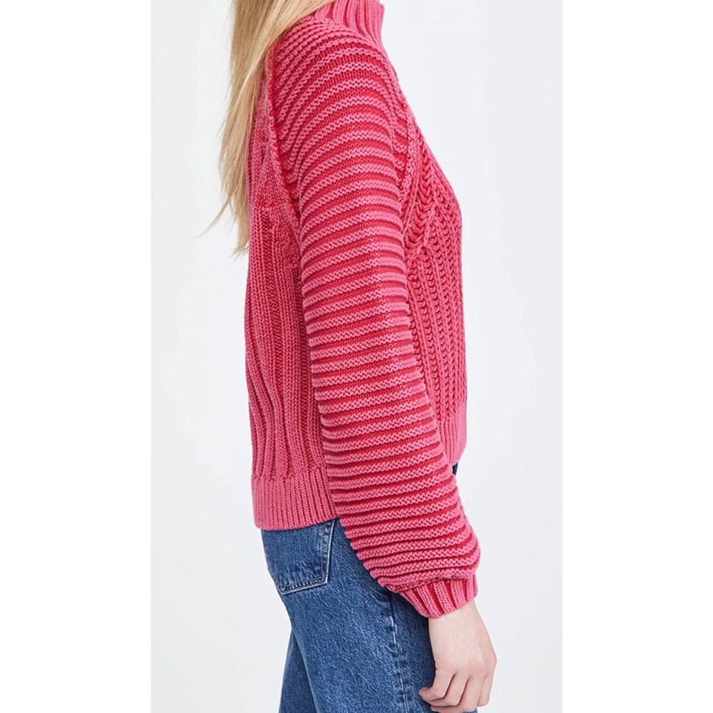 NEW Free People Sweetheart Sweater Candy Blossom - Picture 5 of 7